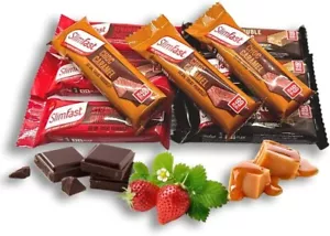 AETN Creations Slim Fast Chocolate, Strawberry, Caramel Snack 9x25g Pack - Picture 1 of 7