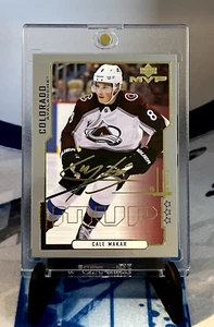 Cale Makar AUTO GOLD SCRIPT 2020-21 Upper Deck MVP Card Colorado Avalanche! - Picture 1 of 2