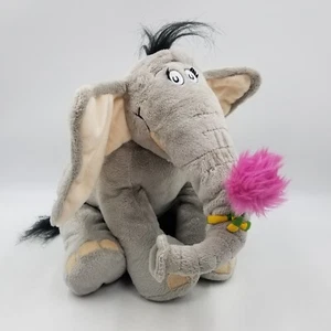 Macy's 2008 Plush Horton Hears a Who Stuffed Elephant Large 13" Gray Dr Seuss - Picture 1 of 16