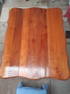 Rare Cherry Drop-side Table With Splayed Legs . - Picture 1 of 11