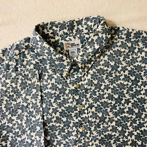 Reyn Spooner Herren Blau Blumen Kurzarm Popover Pullover Hawaiihemd 3XL - Bild 1 von 6