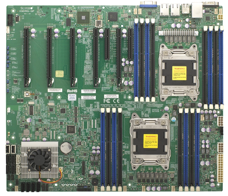 Supermicro MBD-X9DRG-QF-B Motherboard NEW, IN STOCK, 5 Year Warranty - Image 1 of 1