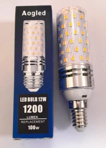 1x 12W (=100W) LED Corn Light Bulb 3000K Small Screw SES E14 Lamp Light Bulb - Picture 1 of 1