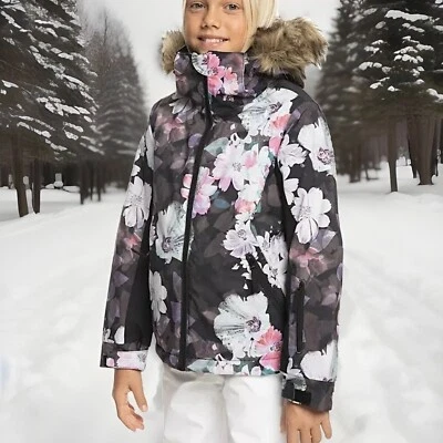 ROXY Girls Size 14 XL American Pie Insulated Snowboard Jacket w/ Hood, NWT - Image 1 of 4