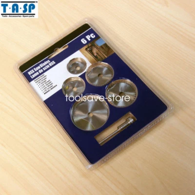 6PC HSS Saw Blades Disc for Dremel Cutting Wood Aluminum Circular Accessories - Image 1 of 4
