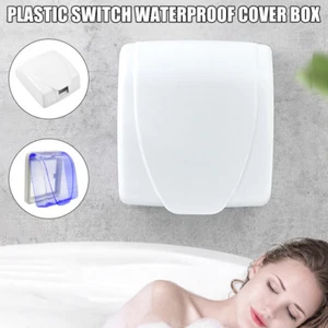 Plastic Switch Waterproof Cover Box Wall Light Socket Doorbell Flip Cover Cap AU - Picture 1 of 15