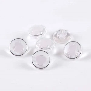 Button Clothes Color Crystal Peach Button Blouse Sweater Shirt - Picture 1 of 21