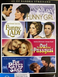 FILMS OF BARBRA STREISAND 4 x DVD Four Movie Set AS NEW! - Picture 1 of 2