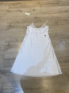 St Michael Satin White Nightdress Slip Negligee Night Gown Size 14 New With Tags - Picture 1 of 5