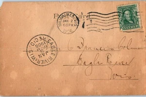 Antiguo recibo de agencia de colección internacional de cosechadoras 1906 Milwaukee, WI - Imagen 1 de 2