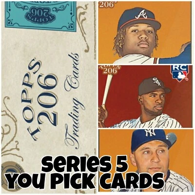 2020 Topps 206 Baseball - Series 5 YOU PICK CARDS Jeter Luis Robert Acuna PREORD - Image 1 of 4