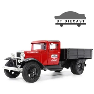 MOTOR CITY CLASSICS COCA COLA 1931 FORD MODEL AA PICK UP TRUCK 1/24 RED 424022 - Picture 1 of 4