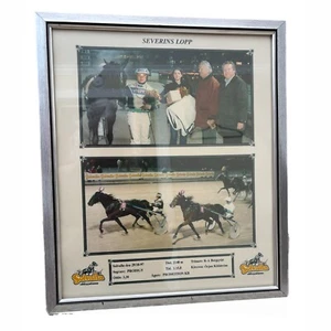 Foto enmarcada vintage Solvalla Winner Circle Prodigy Horse Race 1997 - Imagen 1 de 8
