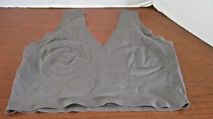 TRUE Gray Wire Free BRALETTE BRA Women's Large - Picture 1 of 3
