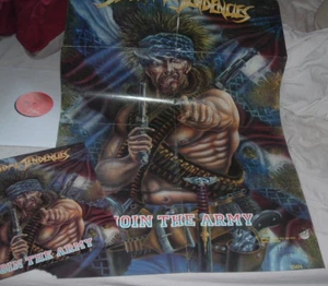 SUICIDAL TENDENCIES Join The Army '87 w/ POSTER !!! RARE ORIGINAL UK press NMint - Picture 1 of 5