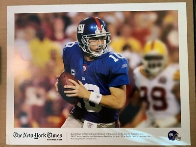 2007 NY Giants 8 1/2" x 11" Color Football Photos The New York Times Lot of 6 Foto 1 de 4