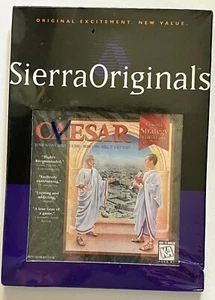 Caesar PC Game Vintage 1995 Sealed in Shrink Wrap Sierra Originals - Picture 1 of 3