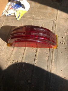 Rat Rod  Motorcycle Ironhead Panhead Brake Light Tail Glass Lense Vintage - Picture 1 of 12