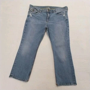 Banana Republic Stretch Jeans Gr. 14 Factory Distess helle Waschung #B074 - Bild 1 von 13