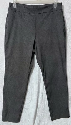 *Pantalones Charter Club para mujer Cambridge pierna ajustada control abdomen talla 12 Foto 1 de 4