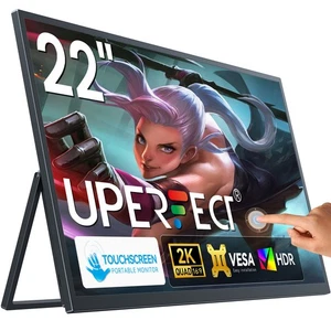 UMax 22 Touch 22-calowy przenośny monitor 2K ekran dotykowy QHD ekran laptopa - Zdjęcie 1 z 10