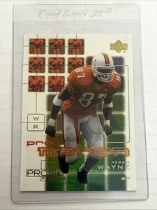 Reggie Wayne 2001 Upper Deck Pro & Prospects #PM3 ProMotion Miami Hurricanes - Foto 1 di 2