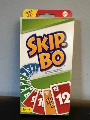 MATTEL SKIP-BO CARD GAME - 2 TO 6 PLAYERS  NEW  - Image 1 of 4