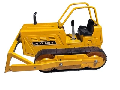 Vintage 1970s Nylint 13" Bulldozer Construction Toy Pressed Steel  - Image 1 of 4