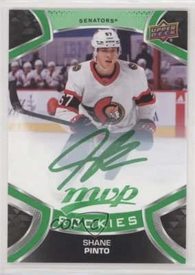 2021-22 Upper Deck MVP Rookie Green Script Shane Pinto #236 Rookie RC - Image 1 of 2