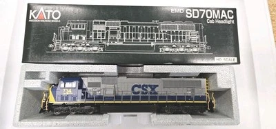 HO KATO 37-6408 EMD SD70MAC CAB HEADLIGHT CSX # 734 - Image 1 of 4