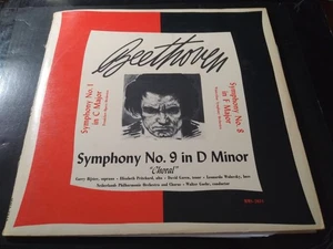Walter Goehr - Beethoven: Symphonies 1, 8 And 9 VG Original Mono MMS-2034 Record - Picture 1 of 6