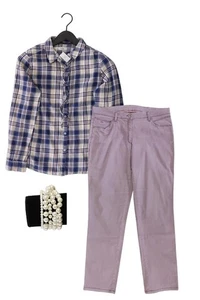 Completo moda donna taglia L con camicetta taglia 42, Brax jeans taglia 42 - Picture 1 of 7