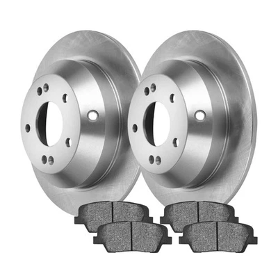Rear Brake Rotors & Ceramic Pads Kit for Santa Fe Sport 2013-2016 5 Lug 302mm - Изображение 1 из 4