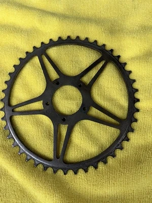 PLATO MANIVELA TA 44 DIENTES VINTAGE Acero Foto 1 de 2