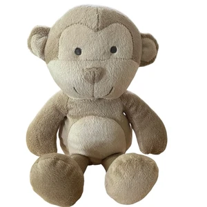 Rare HTF Target Carters Just One You Tan & Brown Monkey Plush Stuffed Baby Toy - Picture 1 of 9