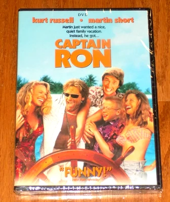 CAPTAIN RON Kurt Russell Martin Short Adventure Comedy Classic DVD SEALED NEW - Image 1 of 2