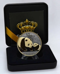10 Yuan Plata China Panda 2011 Oro Black Empire Edition Caja Certificado de Autenticidad - Imagen 1 de 2