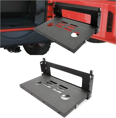 Porta traseira porta traseira mesa prateleira de carga suporte para Jeep Wrangler JK JKU 07-19 - Imagem 1 de 4