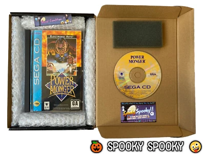 Power Monger Sega CD - NTSC-U/C USA GC CIB with Reg - High Quality Packing - Image 1 of 4