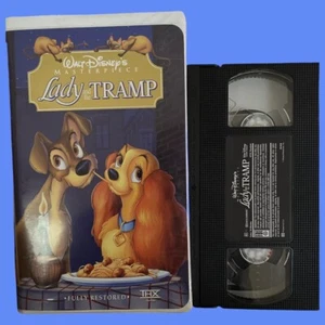 Lady and The Tramp VHS movie. Disney 1998 clamshell case. Free Shipping! - Picture 1 of 1