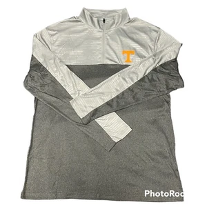 Fanatics Men’s Tennessee Volunteers Team Quarter Zip Gray Shirt Sz L NWT - Picture 1 of 7