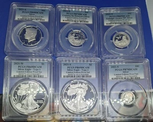 2021 Limited Edition Proof American Eagle Collection 6pc PCGS See Description - Picture 1 of 5