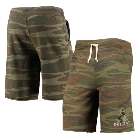 Men's Camo Alternative Apparel Army Black Knights Victory Lounge Shorts Cover