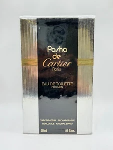 PASHA DE CARTIER BY CARTIER 50ML EDT VINTAGE SPRAY(NEW WITH BOX & SEALED) - Picture 1 of 3