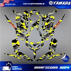 graphics Kit for yamaha raptor 700 (2013-2023) 2013 2014 2017 to 2023 decals - Picture 1 of 4