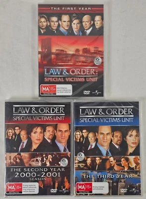 Law & Order: Special Victims Unit SVU First, Second & Third Year DVD Region 4 - Image 1 of 4