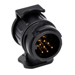13 Pin to 7 Pin RV Trailer Electric Towing Converter Tow Bar Plug Adaptor Socket - Picture 1 of 11