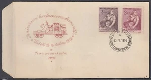 Czechoslovakia Scott 512-3 FDC - Intl. Childrens Protection Conference - Picture 1 of 1