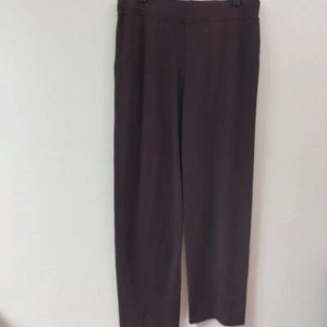 Eileen Fisher braune Hose Gummibund dehnbar Pull On Damen Größe M - Bild 1 von 8