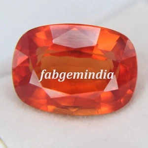 9.90 Ct Certified Namibia Spessartite Natural Garnet Cushion Cut Loose Gemstones - Picture 1 of 5